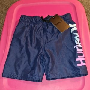 NWT Hurley Boys Swim Trunks Size 3T